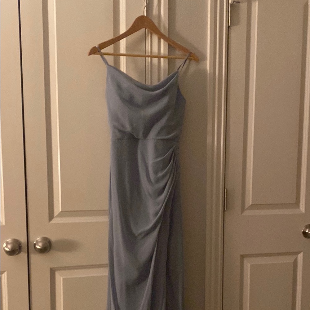 Dusty Blue Evening Dress